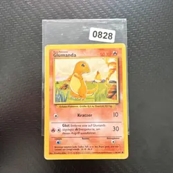 Pokemon Karte Glumanda 46/102 Base Set Deutsch - Image 1