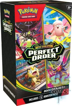 Pokemon TCG ME03 Perfect Order Booster Bundle Factory Sealed New 6 Packs - Image 1