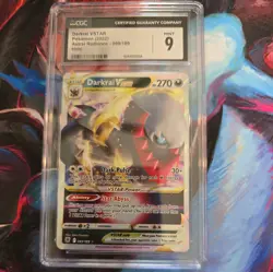 Pokemon Darkrai VSTAR Ultra Rare Holo 099/189 Astral Radiance CGC 9 English - Image 1