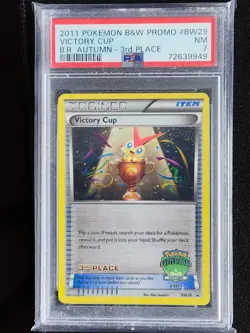 2011 POKEMON B&W PROMO 3RD PLACE-BATTLE ROAD Autumn #BW29 VICTORY CUP PSA 7 - Image 1