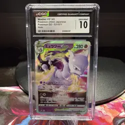 Mewtwo VSTAR 031/071 S10b: Pokemon Go Holo (Japanese) CGC 10 Gem Mint - Image 1