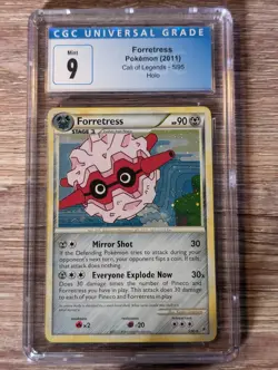 2011 Pokemon Call of Legends Forretress Holo #5 CGC Mint 9 - Image 1