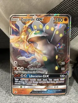 POKEMON Zygarde GX SM122 - HOLO FOIL BLACK STAR PROMO (Jumbo/Oversized Size) NM - Image 1