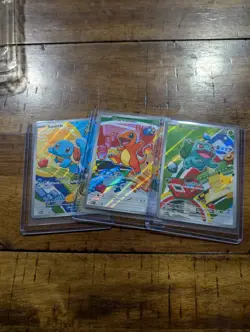 Pokemon TCG First Partner Illustration Collection Series 1 Kanto Gen 1 Starters - Image 2