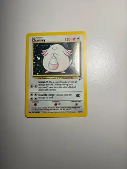 Pokemon TCG: WOTC Base Set 2 CHANSEY Holo Rare 3/130 MP/LP+ - Image 1