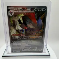 N's Zoroark ex 185/159 Special Illustration Rare Journey Together Pokemon NM - Image 1