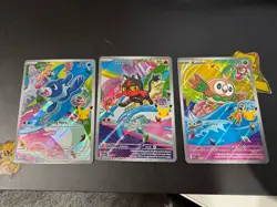 Pokemon First Partner Alolan Starters *NM Condition* - Image 1