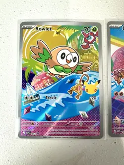 Pokemon First Partner Illustration Alolan Starters Promo Set MEP 043 044 045 - Image 5