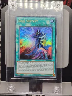Yugioh Soul Servant Ultra Rare 1st Edition LED6-EN003 Holo W/Screwdown Case NM - Image 1