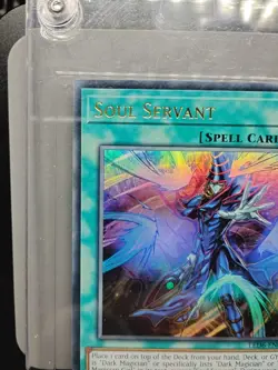 Yugioh Soul Servant Ultra Rare 1st Edition LED6-EN003 Holo W/Screwdown Case NM - Image 4