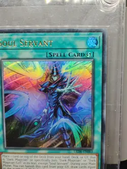 Yugioh Soul Servant Ultra Rare 1st Edition LED6-EN003 Holo W/Screwdown Case NM - Image 5