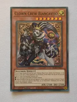 BLZD-EN015 Clown Crew Biancaviso Super Rare 1st Ed YuGiOh - Image 1