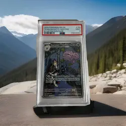 2025 POKEMON DESTINED RIVALS ILLUSTRATION RARE #199 TEAM ROCKET'S WEEZING PSA 9 - Image 1