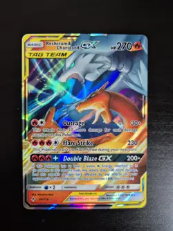 Reshiram & Charizard GX 20/214 Unbroken Bonds Pokemon TCG Near Mint Condition - Image 1
