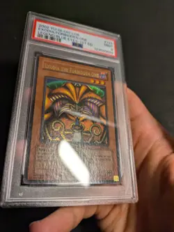 Yugioh Exodia The Forbidden One LOB-124 1st Edition Ultra Rare PSA 9 Mint Wavy! - Image 4
