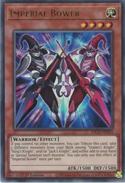 Yugioh Imperial Bower KICO-EN003 Ultra Rare LP - Image 1