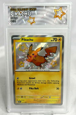 Pokemon Pikachu TCG Scarlet & Violet Paldean Fates Holo Card 131/091 Mint/NM - Image 1