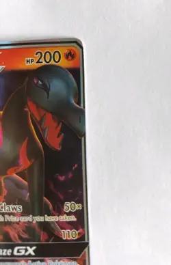 NM Pokemon TCG Card Salazzle GX SM63 Half Art Black Star Promo OFF CENTRE Miscut - Image 4