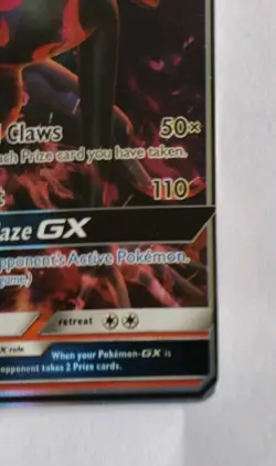 NM Pokemon TCG Card Salazzle GX SM63 Half Art Black Star Promo OFF CENTRE Miscut - Image 5
