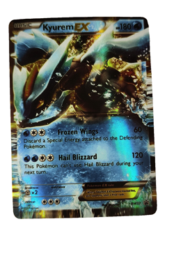 MINT Pokemon TCG Kyurem EX Black White Holo Promo Card BW37 OFF CENTRE (2012) - Image 1