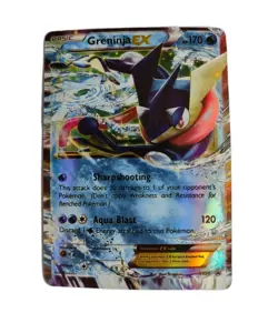 NM Pokemon Greninja EX TCG Black Star Promo Holo Ultra Rare Card XY20 Half Art - Image 1