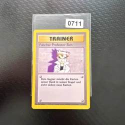 Pokemon Karte Falscher Professor Eich 73/102 Deutsch Base Set - Image 1