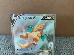 Pokemon TCG Dragonite V Ultra Rare Full Art Holo 192/203 Evolving Skies NM!!! - Image 5