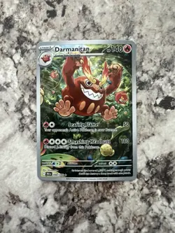 Pokemon TCG Darmanitan #098/086 Illustration Rare Black Bolt Mint Condition - Image 4