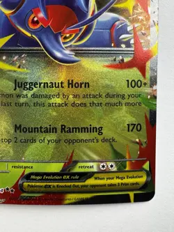Mega Heracross ex 004/094 – Pokemon TCG Phantasmal Flames Double Rare Holo NM - Image 4