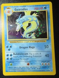 Wizards Pokemon TCG Base Set 1999 Machoke 34/102 Gyarados 6/102 Holo Lot - Image 4
