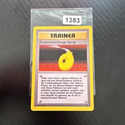 Ruckentwicklungs-Spray 72/102 Basis Set Deutsch Base Set Pokemon Karte rare - Image 1