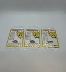 2000 Pokemon TCG Legendary Birds Black Star Promo Lot of 3 Factory Sealed Packs - Image 5