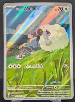 Pokemon Hop's Wooloo #170/159 Eng Journey Together Illustration Rare Full Art - Image 1