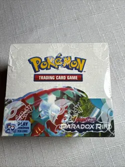 Pokemon TCG Scarlet Violet Paradox Rift Booster Box Factory Sealed SV04 - Image 1
