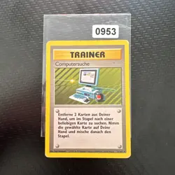 Pokemon Computersuche 71/102 DE Non Holo Rare Base Set 1999 - Image 1