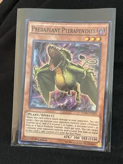 1ST EDITION PREDAPLANT PTERAPENTHES 1996 FUEN-EN003 YUGIOH CARD - Image 1