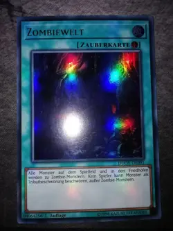 YU GI OH ZOMBIEWELT DUOV-DE091 ULTRA RARE 1.Auflage Zombie tcg zombie world ger - Image 1