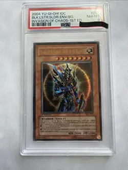 Yu-Gi-Oh! Black Luster Soldier Envoy of Beginning IOC-025 1st Edition PSA 8 - Image 1
