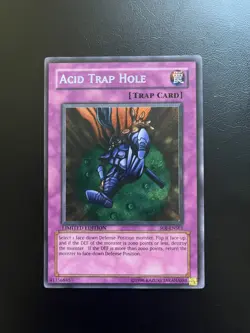 YuGiOh! Acid Trap Hole SOI-ENSE1 Limited Edition Secret Rare - Image 1