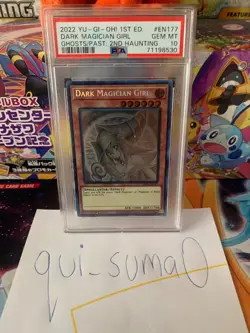 YuGiOh! Dark Magician Girl Ghost Rare GFP2-EN177 PSA 10 - Image 1