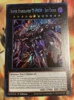 Yu-Gi-Oh! TCG Super Starslayer TY-PHON – Sky Crisis RA04-EN072 Secret Rare NM - Image 1