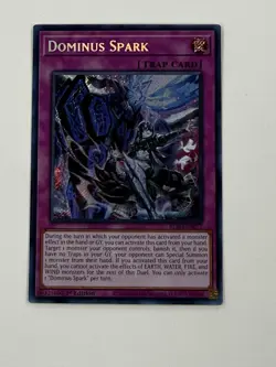 Dominus Spark Secret Rare 1st Edition Yu-Gi-Oh BLZD-EN077 - Image 1
