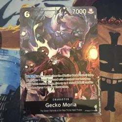 One Piece TCG Gecko Moria PRB02-013 R Alt Art Foil Mint - Image 1