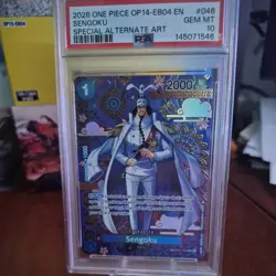 2026 One Piece OP14-EB04 En #046 Sengoku Special Alternate Art PSA 10 GEM MINT - Image 1