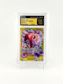 2026 One Piece Japanese EB04 61 SR CGC Pristine 10 Egghead Crisis Monkey D.Luffy - Image 1