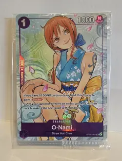 One Piece O-Nami OP05-062 Illustration Box Promo Volume 1 English SEALED! - Image 1
