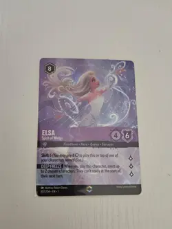 Disney Lorcana First Chapter Elsa Spirit Of Winter Enchanted Foil - Image 1