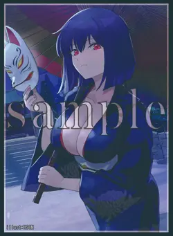 Sengoku Otome Mori Motonari doujin Card Sleeve Protector - Image 1
