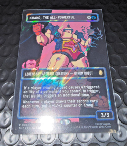 Magic: The Gathering-Krang the All-Powerful (Borderless Pixel Surge Foil) - Image 1