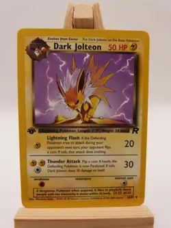 Pokemon 1st Edition Card - Dark Jolteon 38/82 (Team Rockets Set) - Image 1
